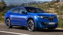 Renderização do BMW iX4 pelo Motor1