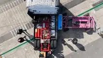 Mercedes-Benz eActros 600 side impact crash test
