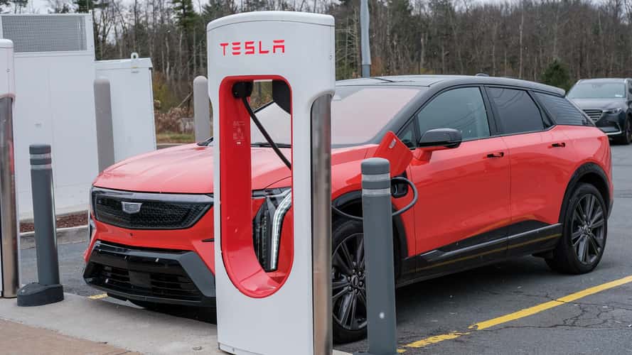 I Charged A Cadillac Optiq At A Tesla Supercharger. It Was Disappointing