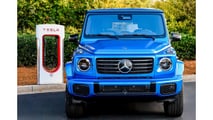 Mercedes-Benz G 580 at Tesla Supercharger