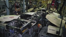La production de l'une des premières Celica à Tahara