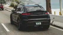 Premier essai du prototype électrique du Porsche Macan 2024
