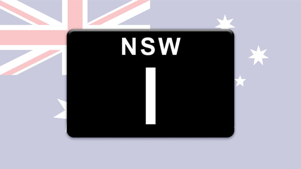 Australian license plate