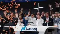Polestar team at the Nasdaq opening bell ceremony on June 28, 2022