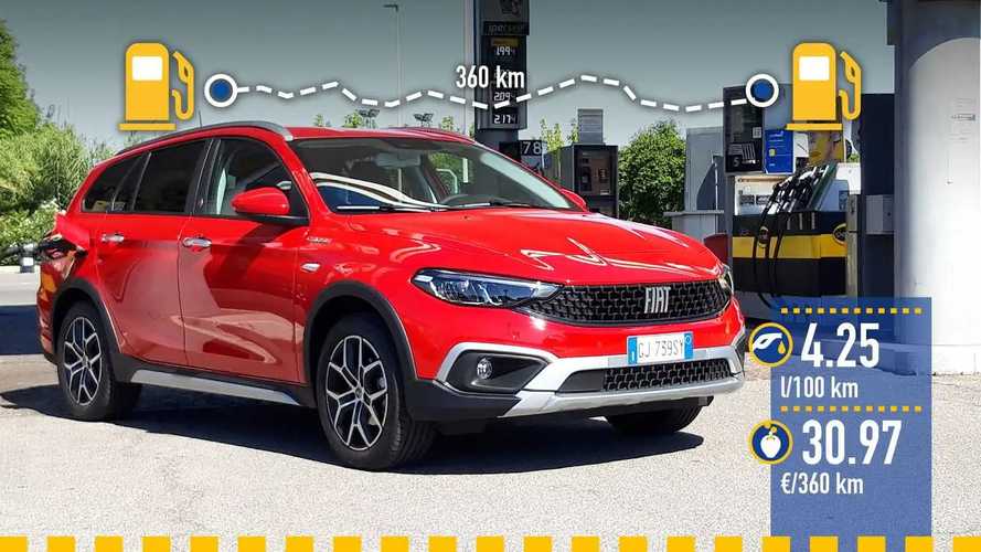 Fiat Tipo Station Wagon Hybrid, la prova dei consumi reali