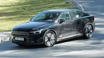 Polestar 2 facelift spy photo