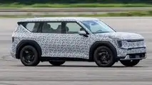 Kia EV9, le immagini ufficiali dei test sul SUV elettrico