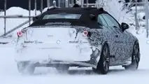 Mercedes-Benz CLE-Class Convertible Spy Shots Back View
