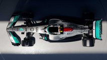 Vista superior de Mercedes W13