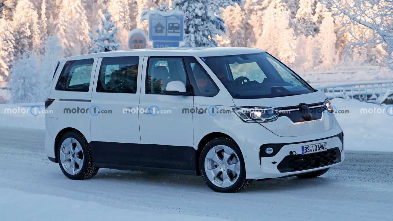 VW ID.Buzz als Erlkönig (Dezember 2021)