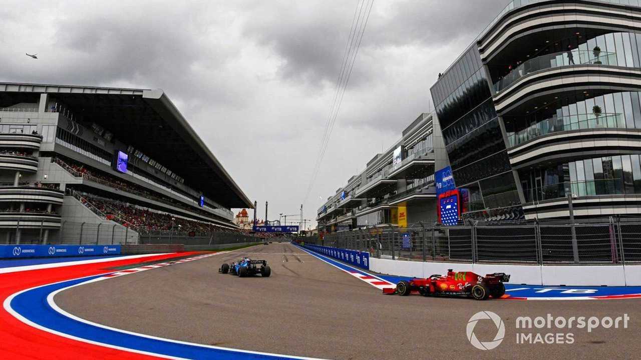 Charles Leclerc at Russian GP 2021