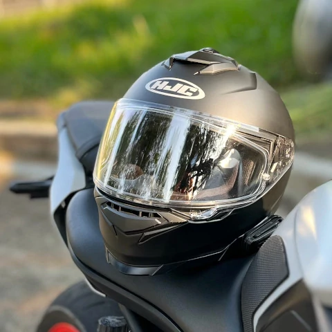 HJC I71 Full Face Helmet With Sun Shield - Nior Graphic - Motorcycles - View #10