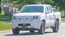 2021 Nissan Frontier Spy Shots Face