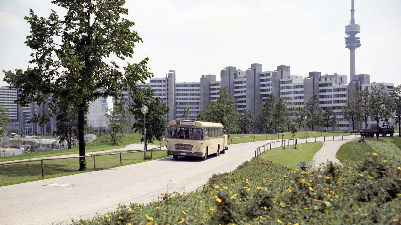 At the 1972 Munich Olympics, top athletes travelled in electric buses from MAN.