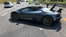 Crash Lamborghini Huracan Performante Spyder