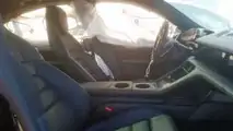 Wrecked Taycan Turbo