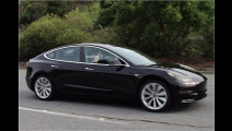 Tesla Model 3 als Erlkönig