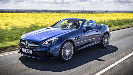 mercedes slc 180 is brands most affordable cabrio in u.k.