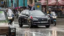 La voiture présidentielle d'Emmanuel Macron