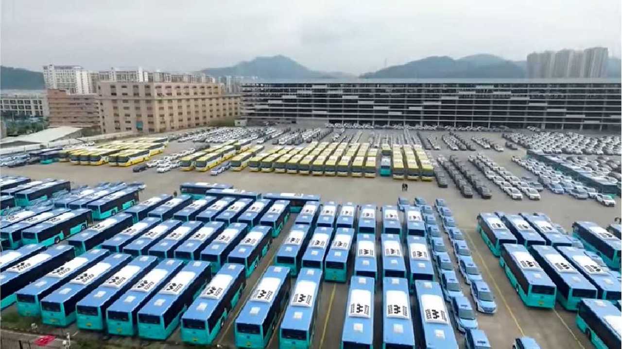 Shenzhen's bus fleet