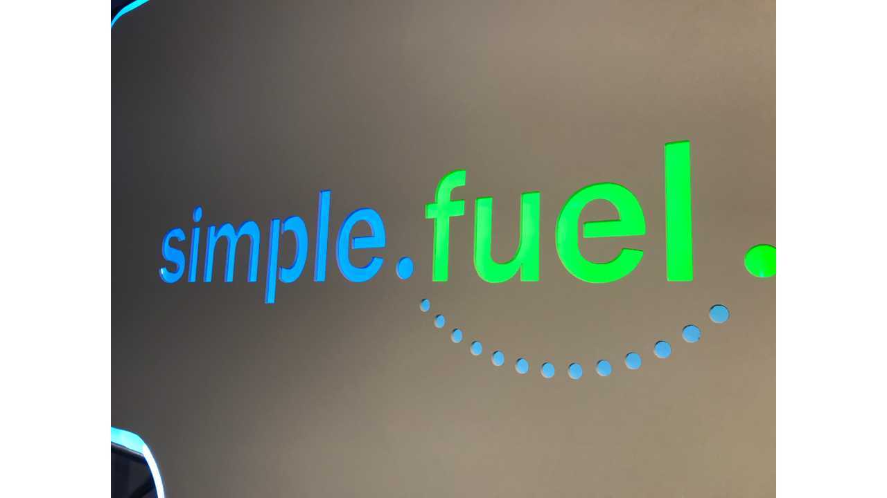 Simple Fuel hydrogen station logo