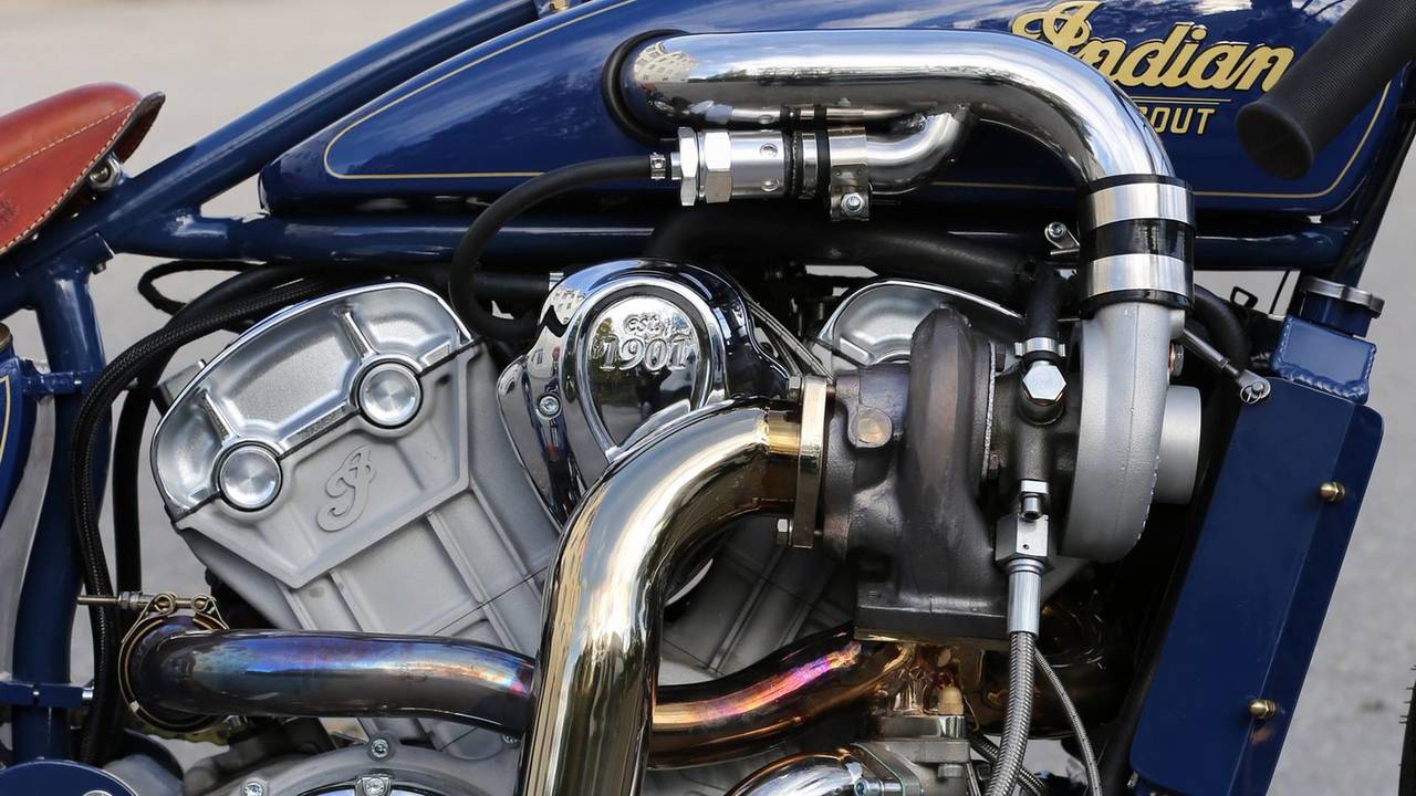 La increíble Indian Super Scout Turbo sueca