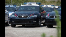 Le auto di Polizia e Carabinieri