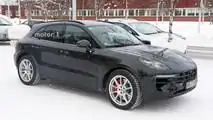 2019 Porsche Macan facelift spy photo