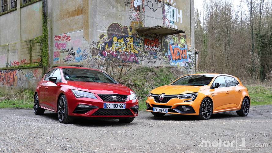 Essai comparatif - Renault Mégane R.S. / SEAT Leon Cupra (2018)