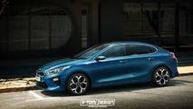 Kia Ceed Fastback Render