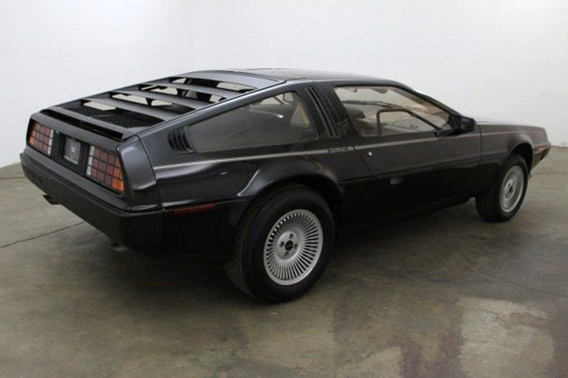 This Rare Black DeLorean is a 121 Mile Beauty