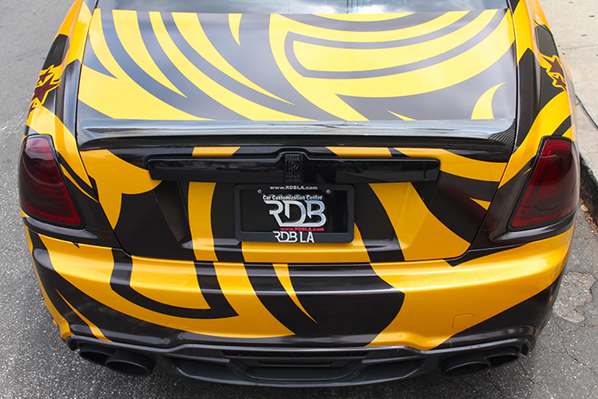 RDB LA Unveils Its Striped Rolls-Royce Ghost for Gold Rush Rally