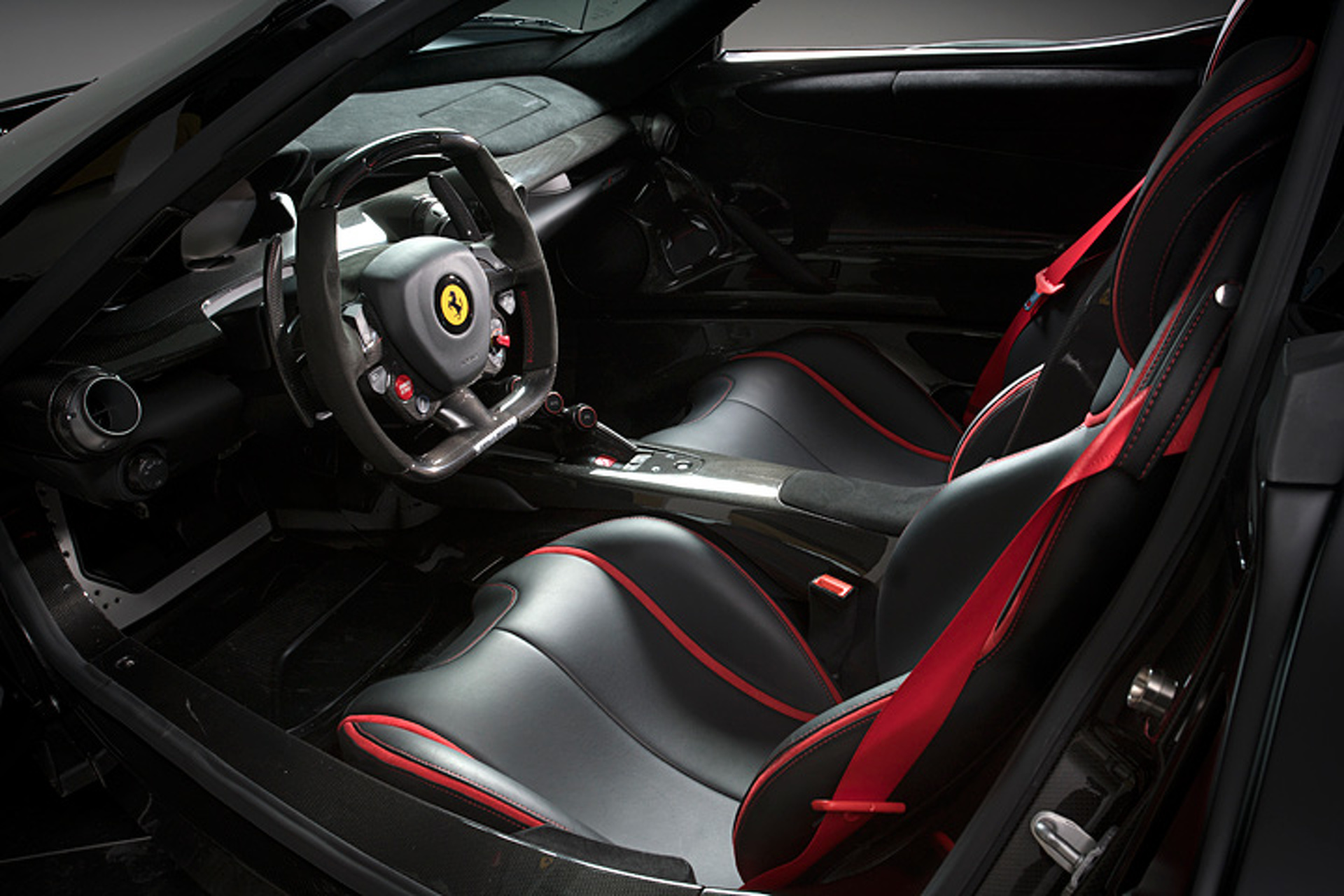 Sinister Ferrari LaFerrari Hits the Auction Block With Just 211 Miles