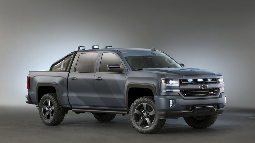 Chevrolet introduces military-inspired Silverado Special Ops concept at SEMA