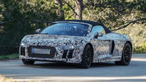 Audi R8 Spyder spy photo