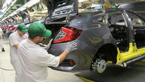 2016 Honda Civic production