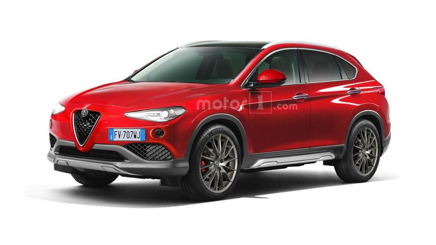 Alfa Romeo mid-size SUV rendering
