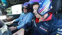 Sebastian Vettel testing Infiniti models at Paul Ricard 28.5.2013