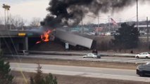 Semi Crash And Fire