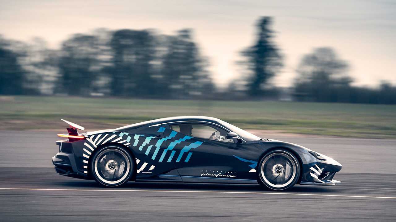 Pininfarina Battista dynamic mule testing