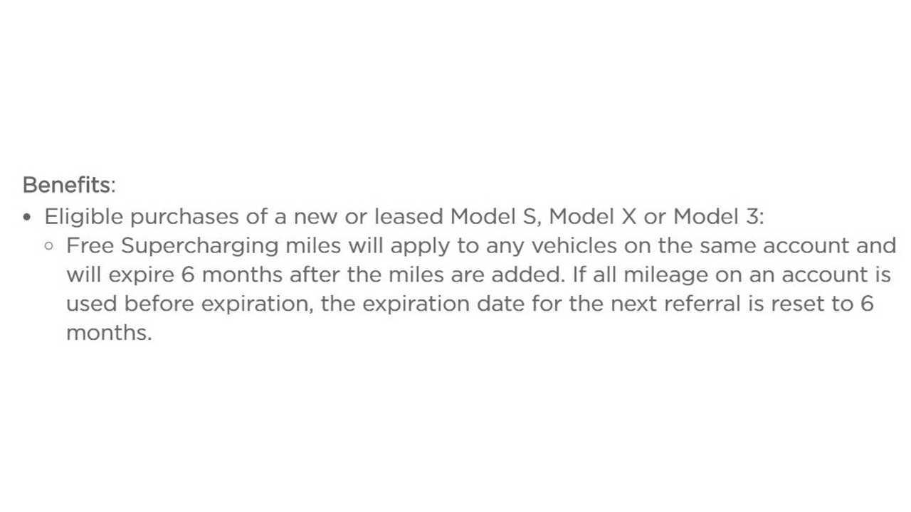 Tesla free supercharger miles