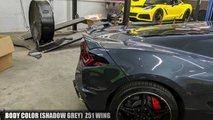 Chevy Corvette C8 Wing Comparison
