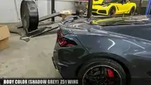 Chevy Corvette C8 Wing Comparison