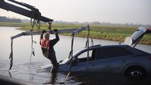 2020 Audi RS Q8 accident in Reeuwijk