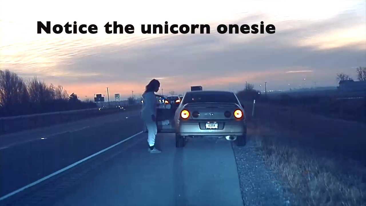 Hit By A Car And A Bottle: The Weirdest Hit And Run Ever Recorded By TeslaCam