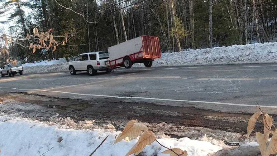 Watch This Road’s Frost Heaves Toss Vehicles In The Air