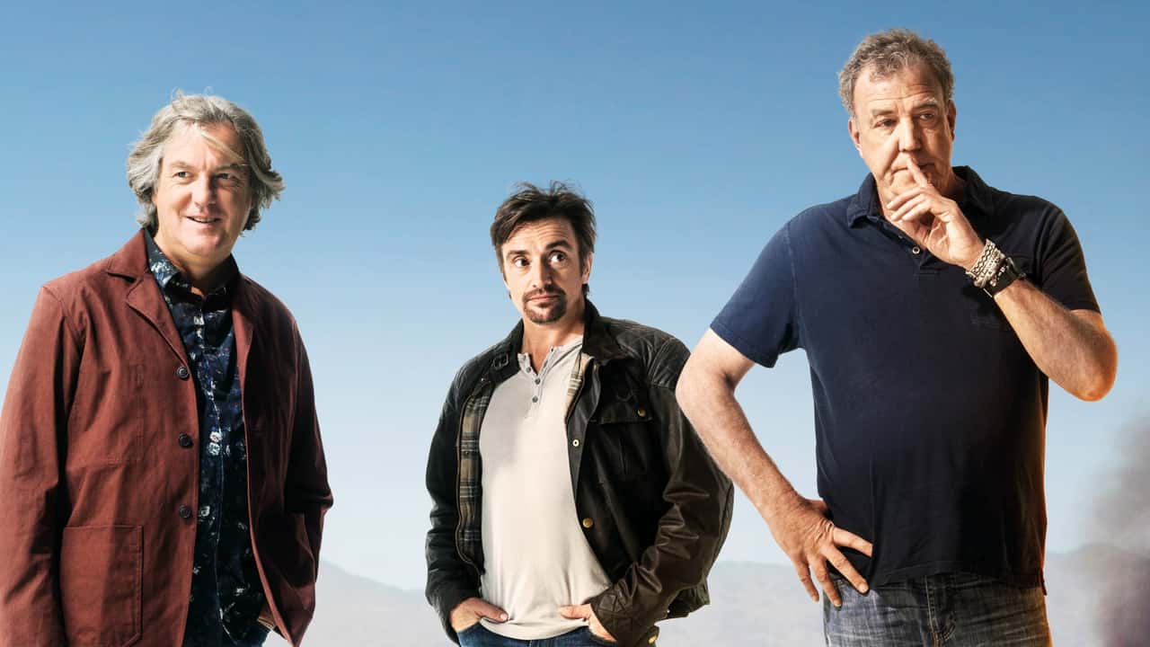 Jeremy Clarkson, Richargd Hammond, and James May The Grand Tour