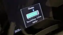 Lexus RX450h+ PHEV charging indicator
