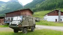Ein Haflinger in seiner Umgebung — die Berge Österreichs