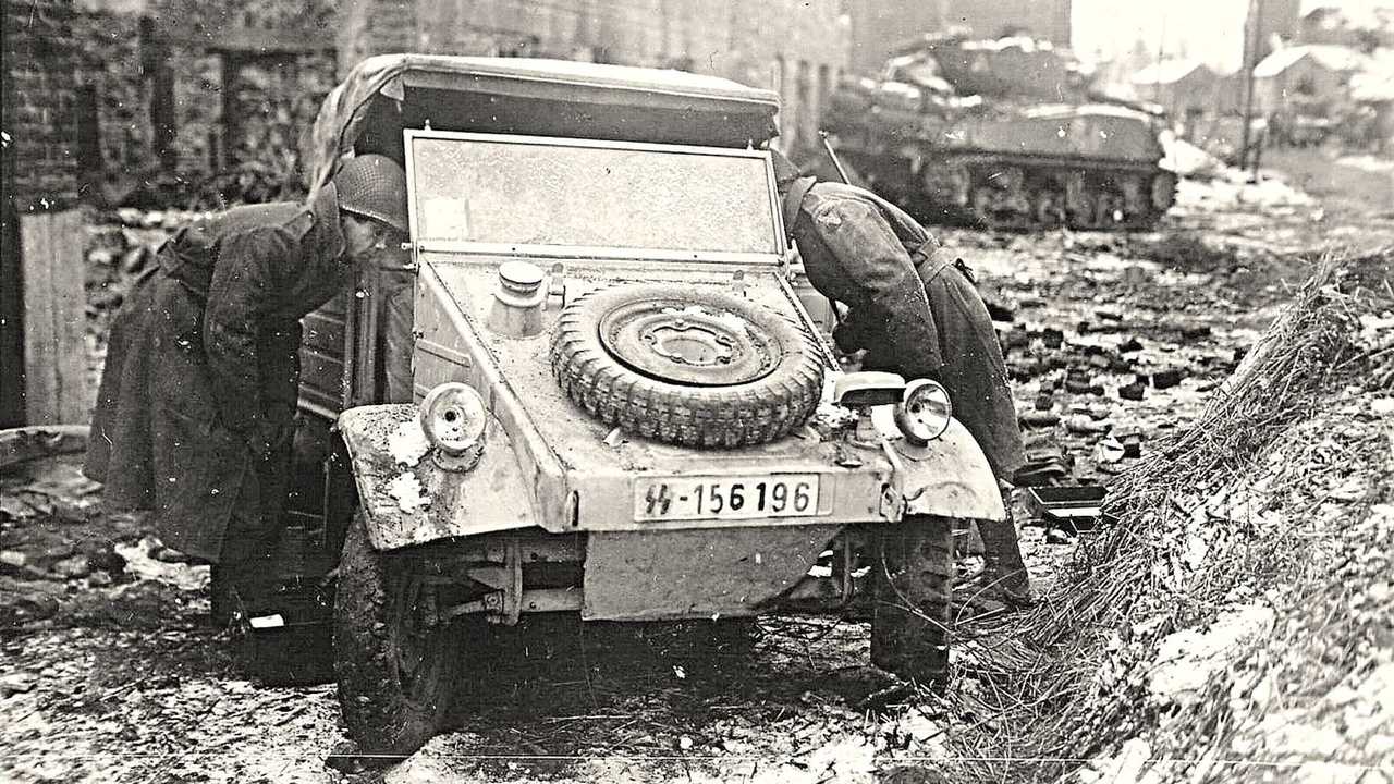 004 - Kübelwagen abandonado na Bélgica, janeiro de 1945